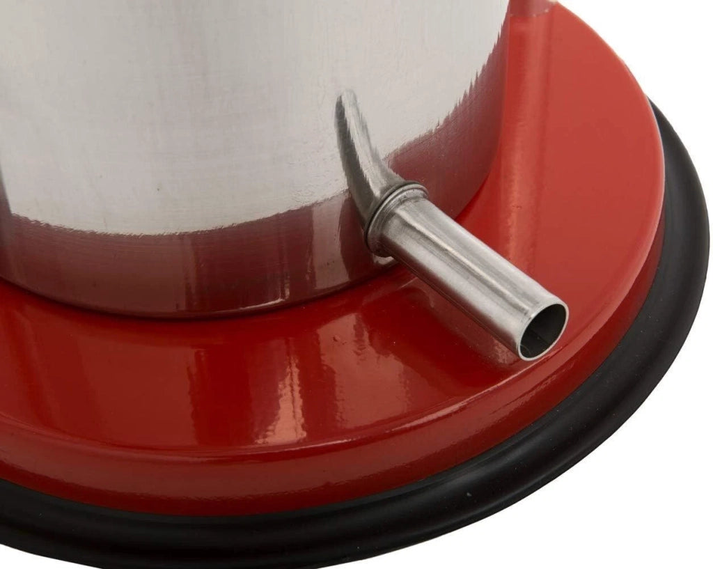 Torchietto Premitutto Manuale 1,5 Litri in Acciaio – Pressa per Pomodoro, Frutta, Verdura e Uva – Robusto e Resistente