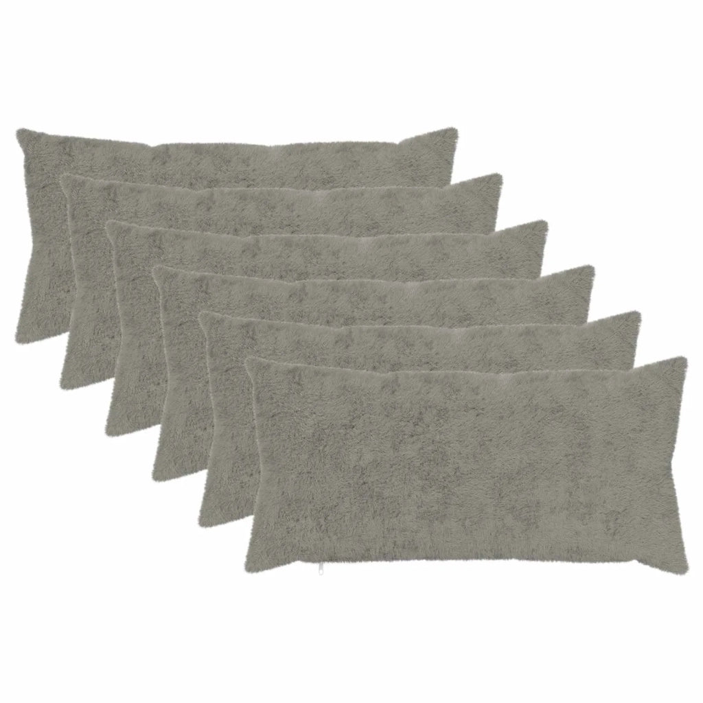 Federa 6 pz HEERLEN Grigio Chiaro 40 x 70 cm 909750