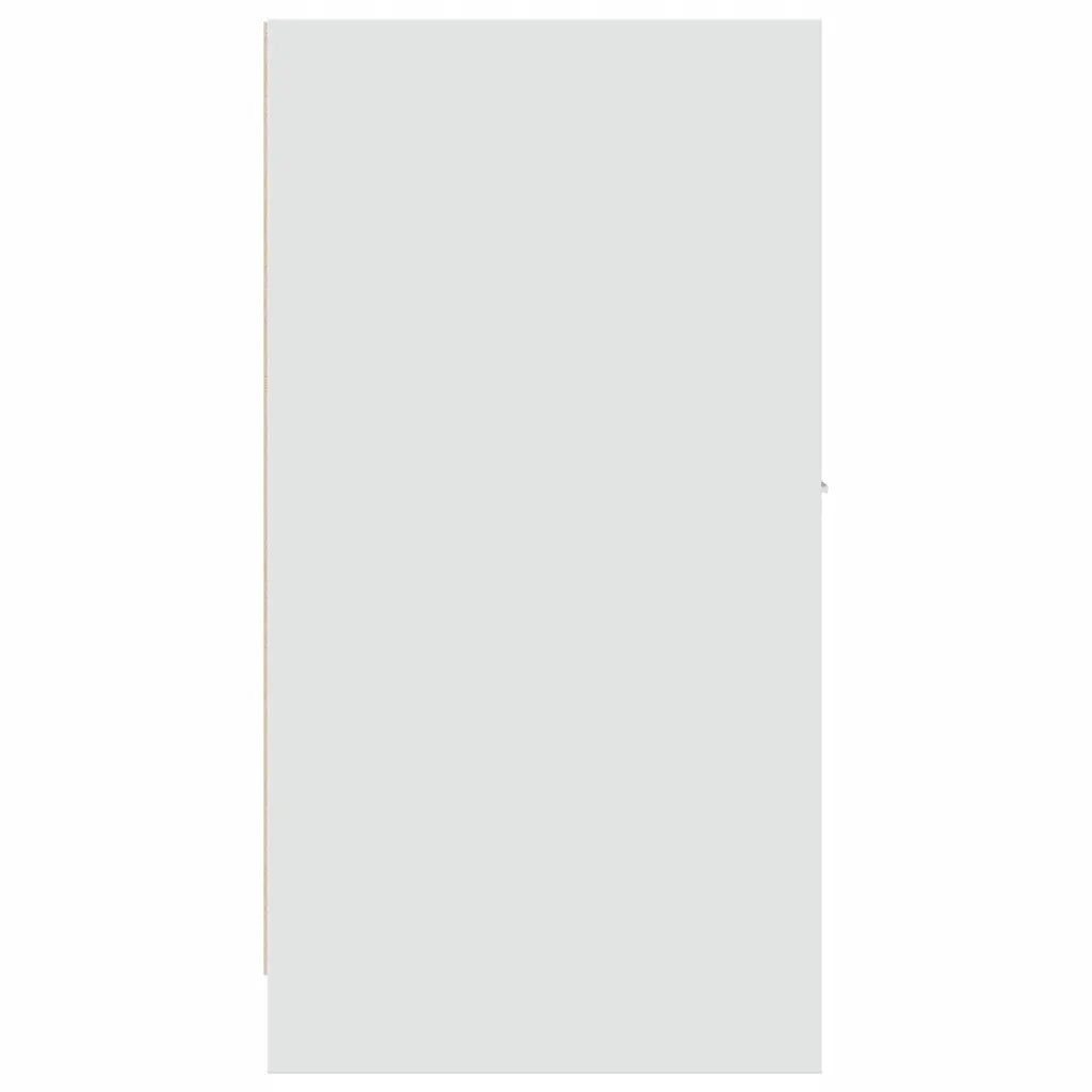 Mobiletto da Farmacia Bianco 30x41x77,5 cm Legno Agglomerato 855151
