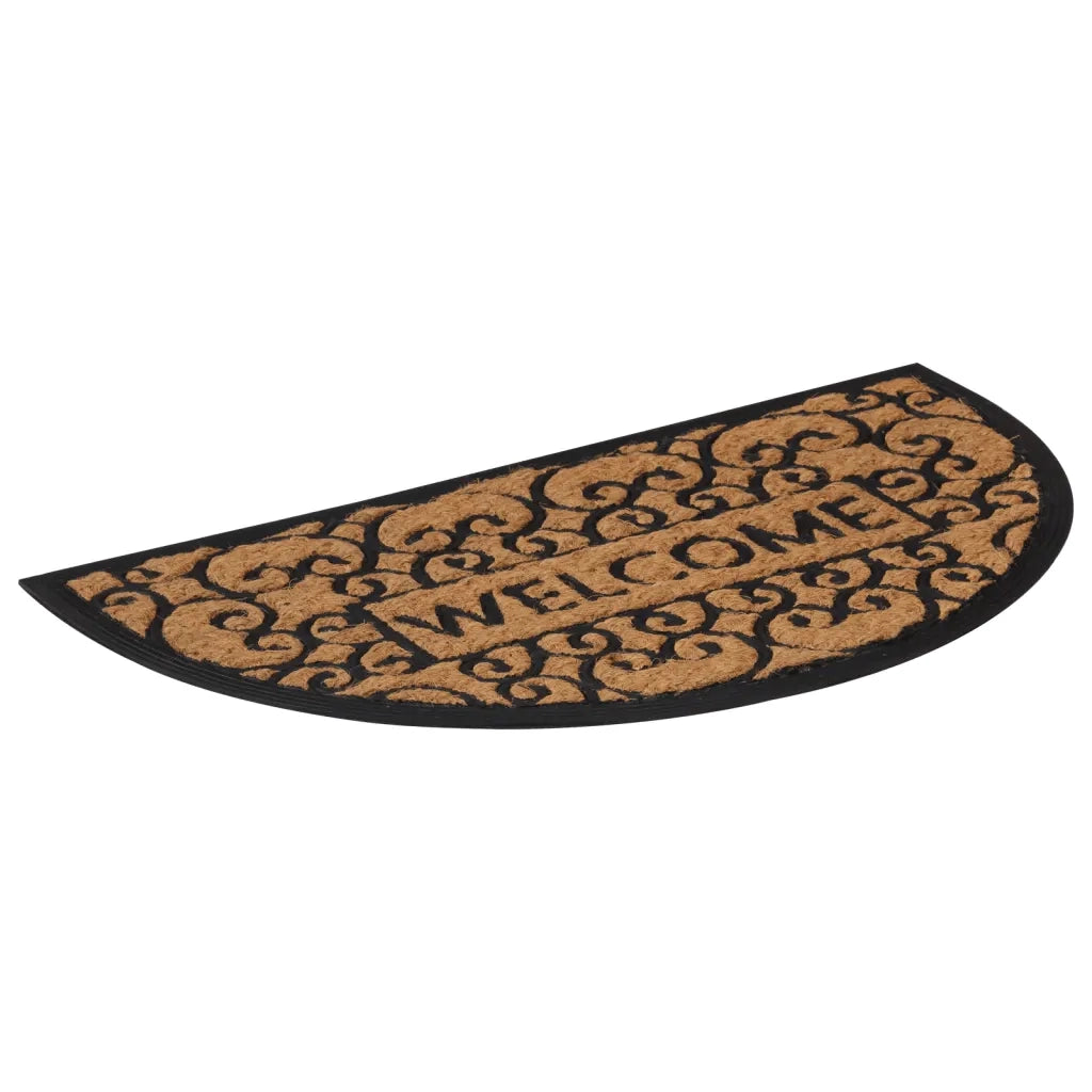Zerbino Mezzo Rotondo 45x75 cm in Gomma e Fibra di Cocco 155668
