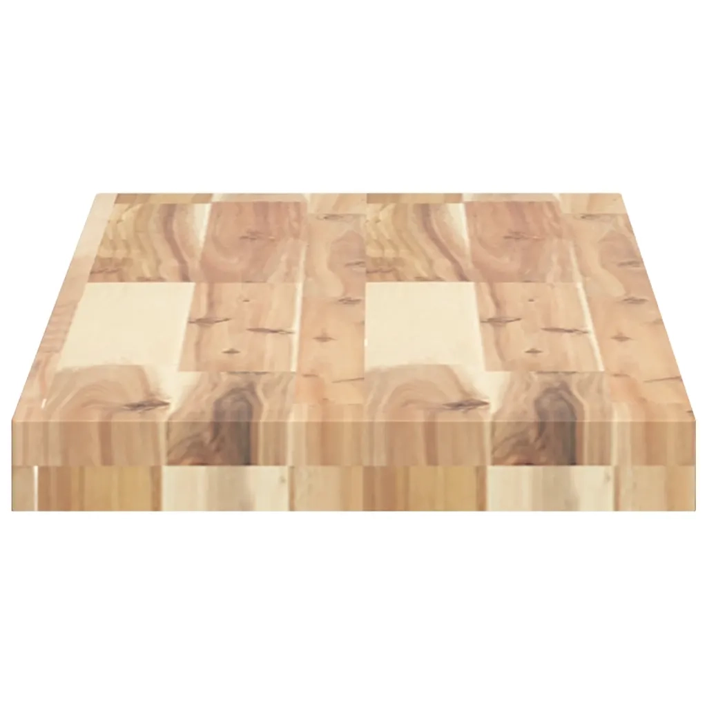 Mensole da Parete 3 pz 80x30x4 cm Legno Acacia Non Trattato