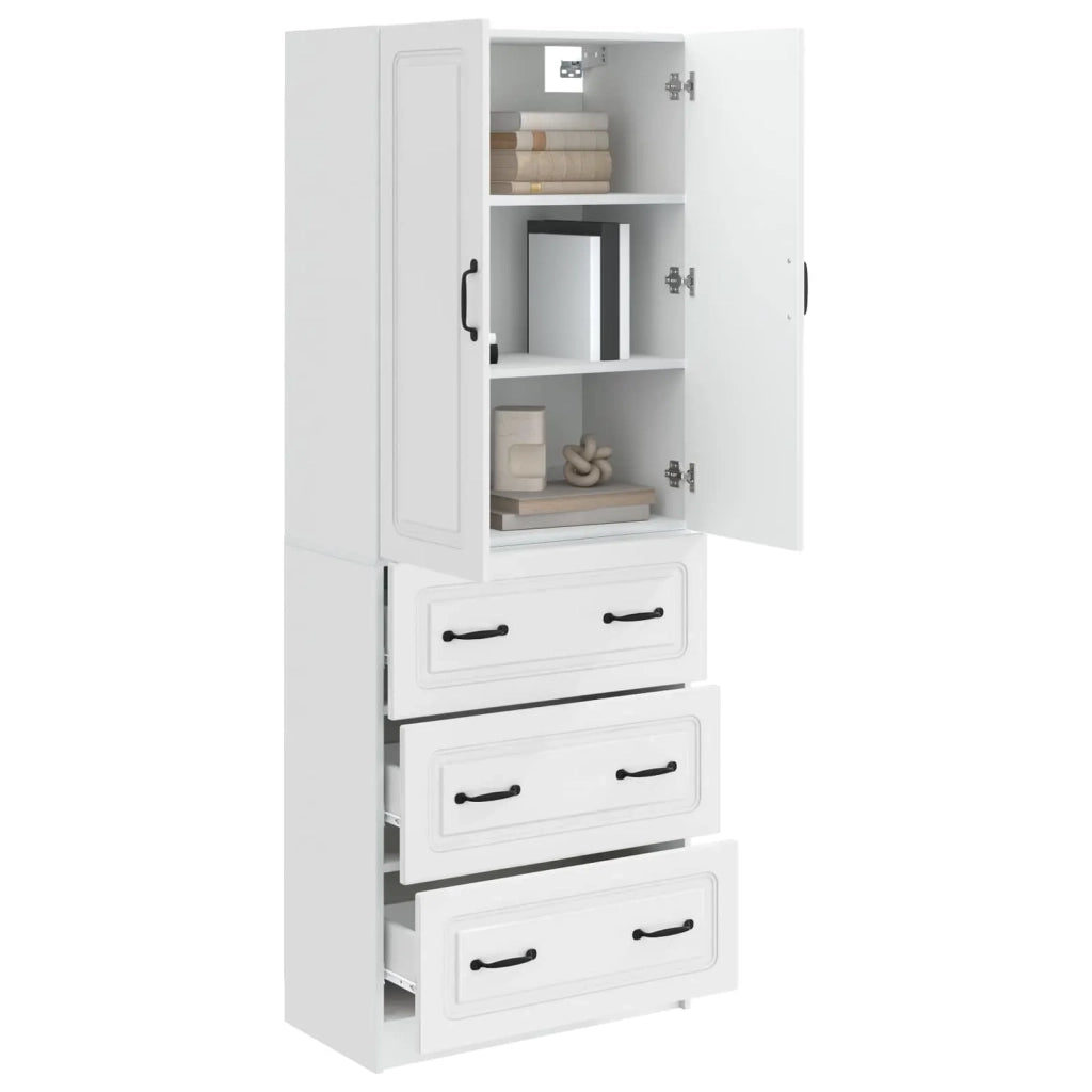 Set di armadi 2 pcs Bianco Lucido 66 x 34,5 x 87 cm 3416965