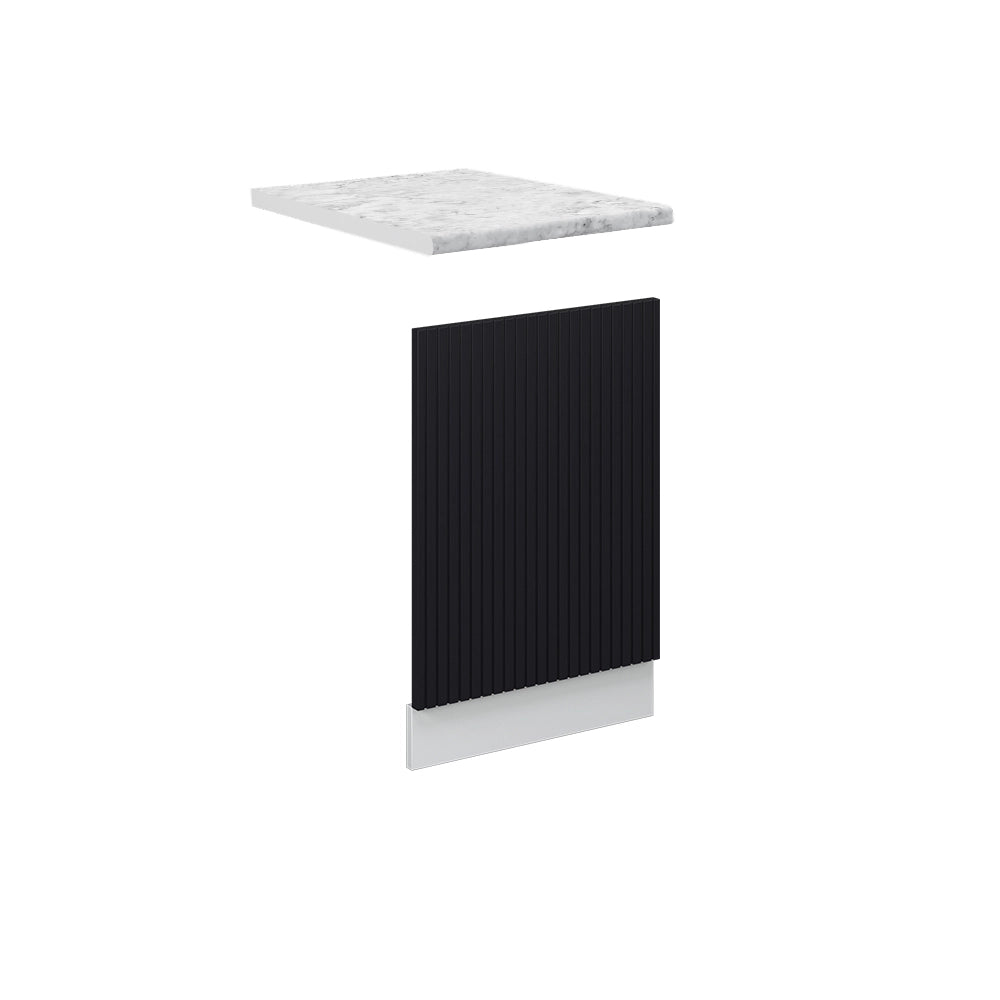 Vicco Pannello frontale Nero a righe 45 cm , PL Marmo