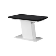 Vicco Tavolo da pranzo Estensibile Nero/bianco 120/160 x 80 cm