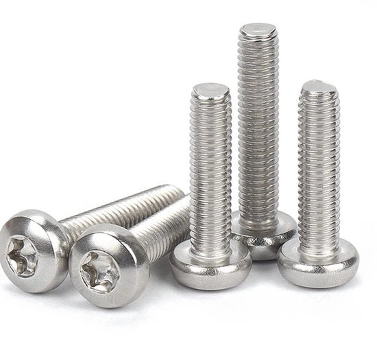 Viti a Torx 25pz, M5 x 16mm, RVS, Completo con Filamento