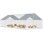 Pollaiolo per Esterno Grande in Acciaio Galvanizzato ¨C zephmum ¨C Grigio 6.8x3x1.9 m