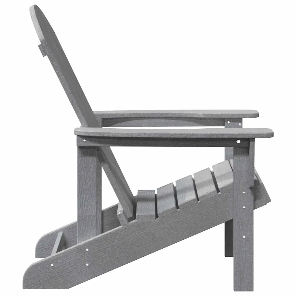 Sedia Adirondack Grigio chiaro 82 x 74 x 92 cm HDPE 42006624