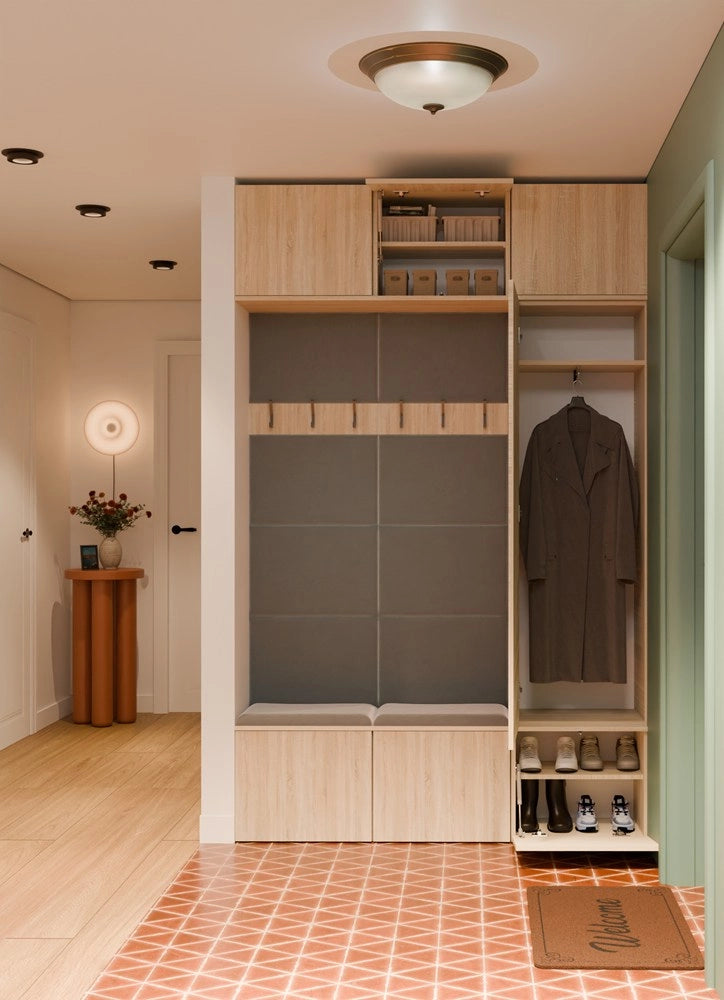 Guardaroba HAGA III/1sz2w rovere sonoma + 2x appendiabiti