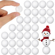 Palline di schiuma polistirene 100 pezzi - Rondi - 2 cm - Per decorazione e artigianato - Attenzione: piccoli componenti - Palline per attività di riciclo