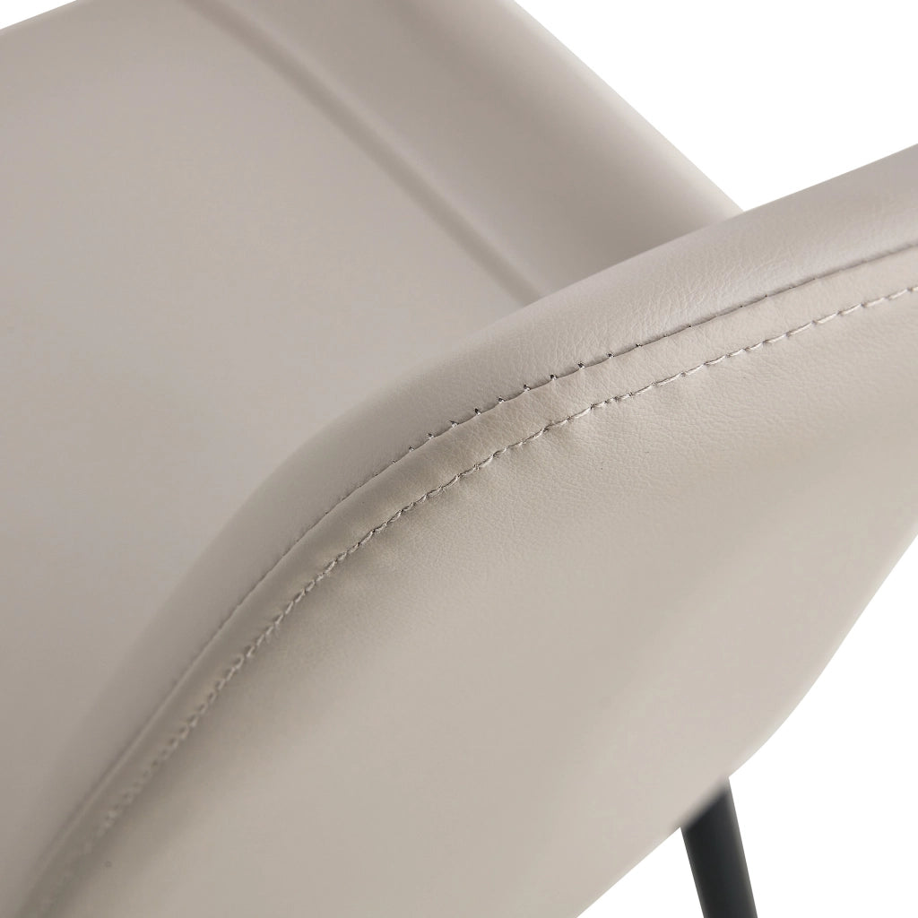 Set tavolo rotondo 100 cm con piano in MDF e vetro; nero e grigio caldo