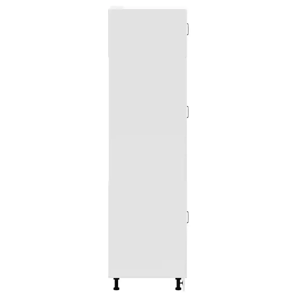 Armadio da Cucina-Credenza da Cucina Kalmar Bianco in Legno Multistrato