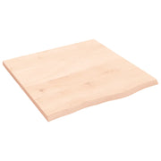 Piano Bagno 60x60x2 cm in Legno Massello Non Trattato CFW7823363