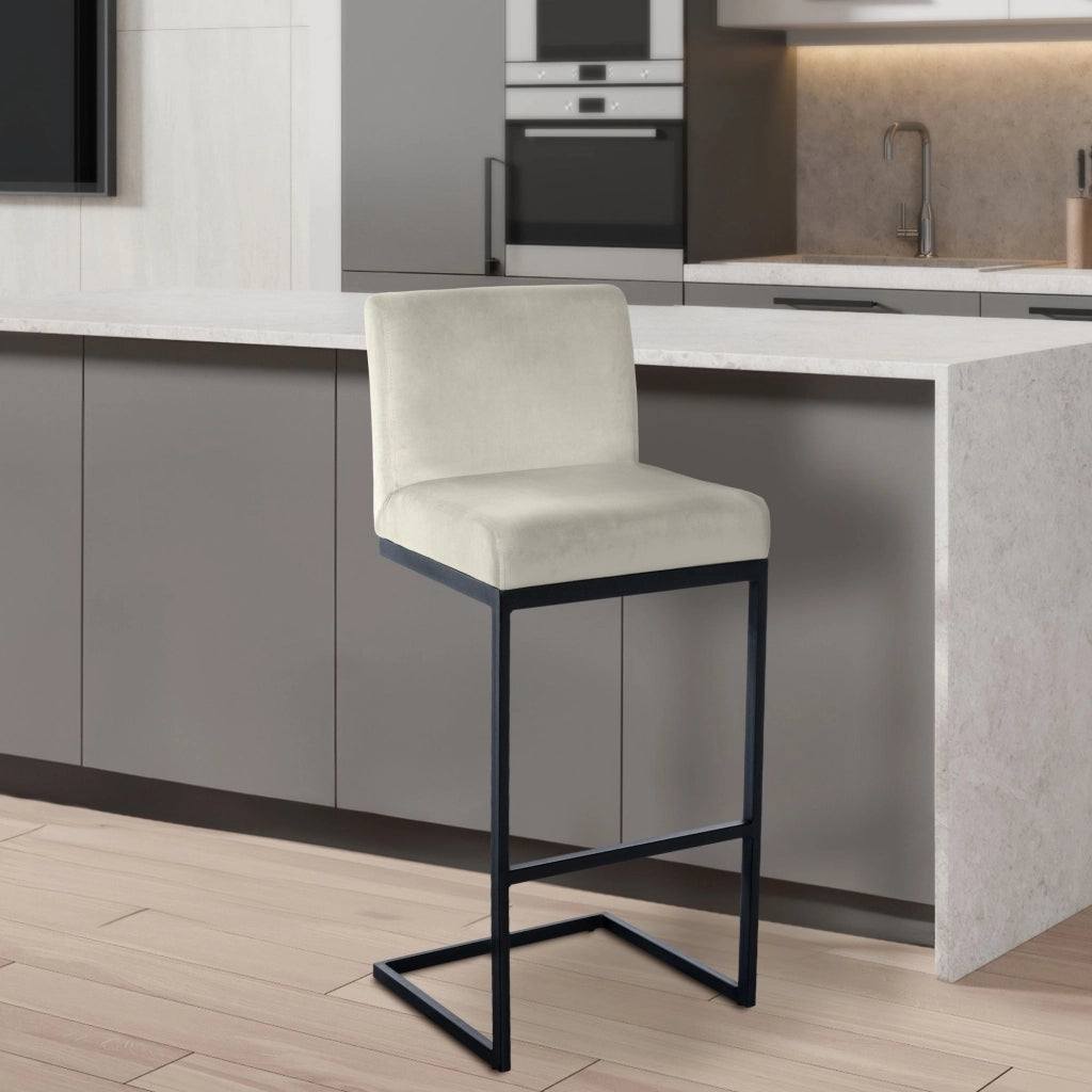 Sgabello da bar Hopewell velluto B 5