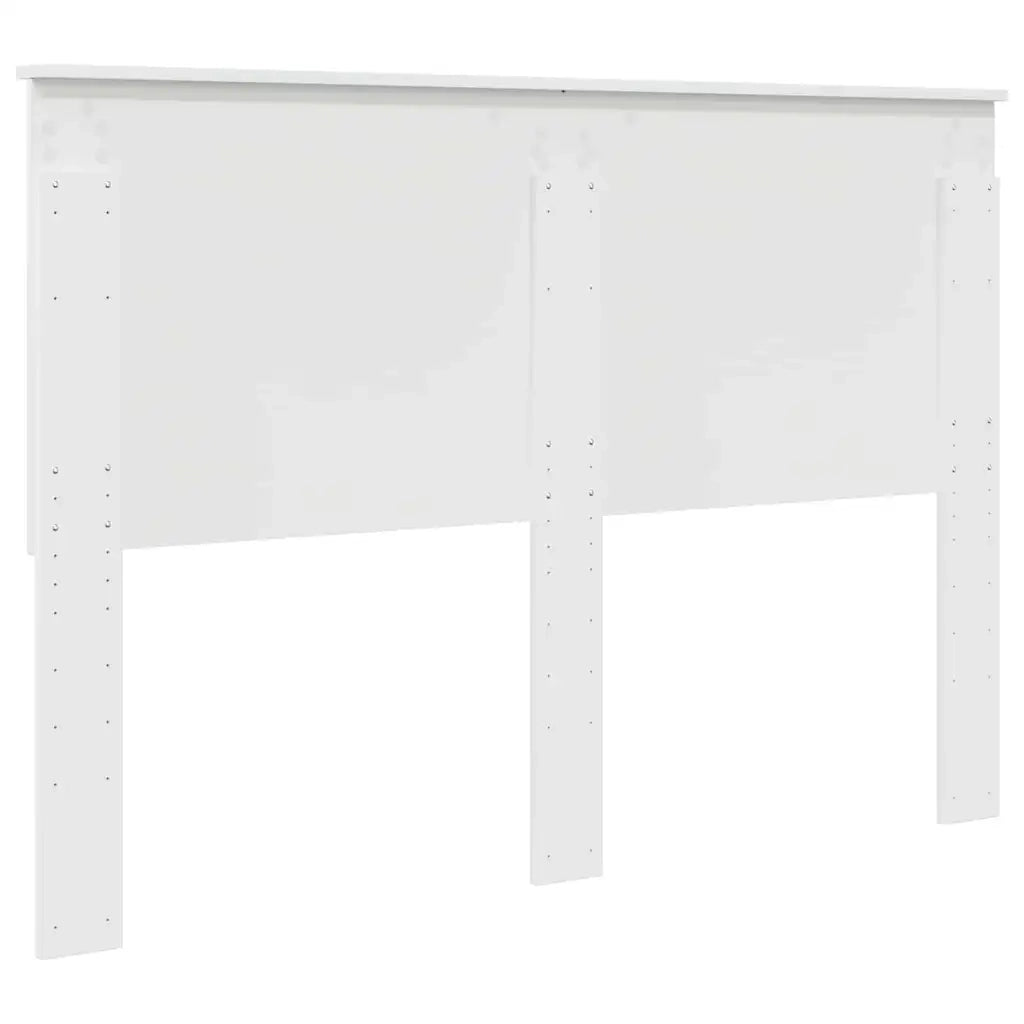 Testiera-Testata-Testiera Decorativa Bianco Lucido 140 cm Legno multistrato 839896