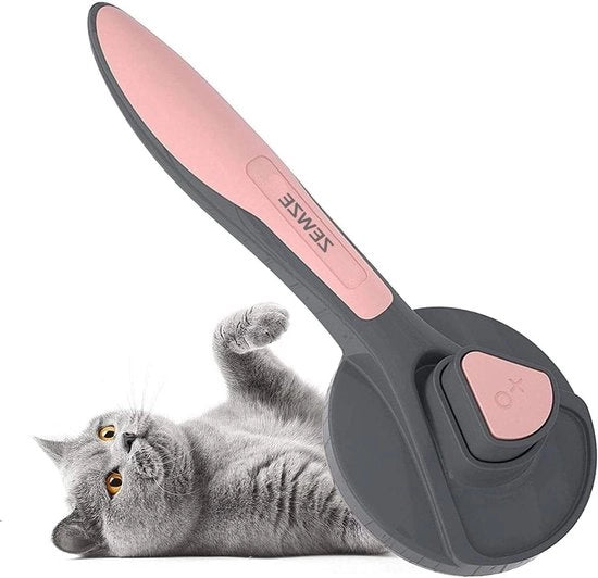Borsetto per animali domestici - Borsetto self-cleaning per animali - Rimuove efficacemente la peluria caduta - Tomentosi - Borsetto per crini per cani e gatti