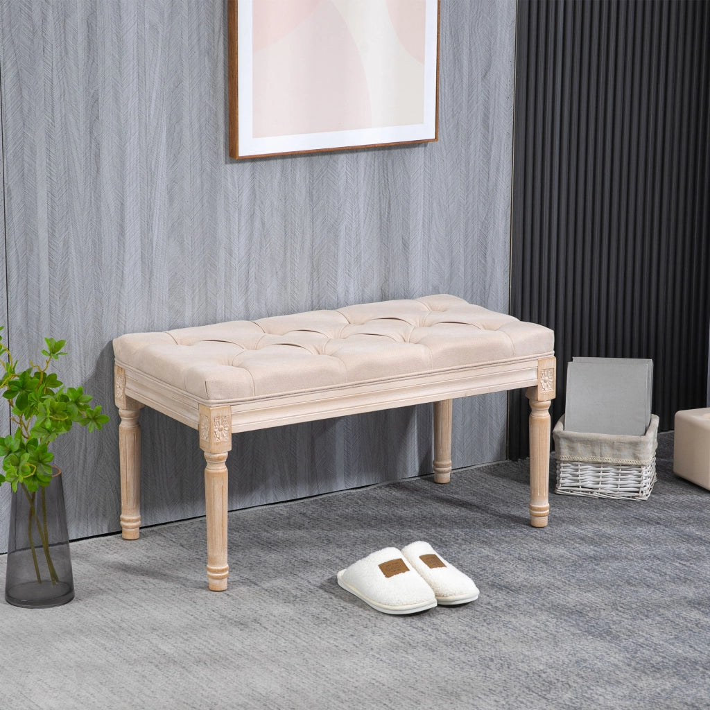 Divano a due posti ¨C Minimal ¨C crema, velluto, vintage, shabby chic, 80x120x90