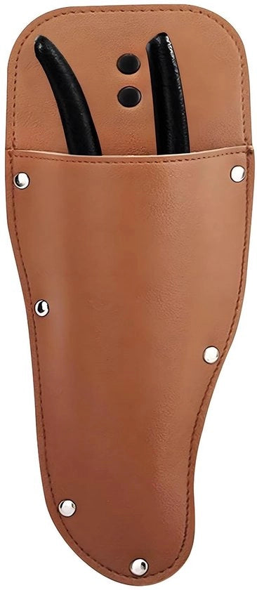 Cassa di Protezione per Seghe - Borsa in Pelle PU - Design Elegante - 14 x 6,5 cm - Per Lavori di Giardino - Protezione per Seghe - Ideale per Amanti del Giardino