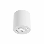 One Surface Faretto LED Orientabile da Incasso per Lampadine GU10 50mm, Finitura Bianco Opaco, Design Moderno per Illuminazione Interna IP20