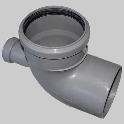 CURVA HTB ANGOLO 875  ° CON ATTACCO FRONTALE  110/50     WAVIN