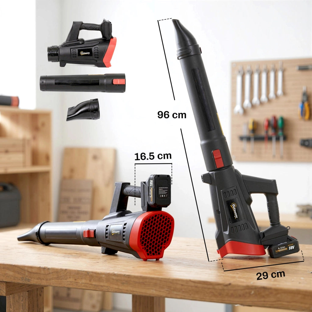 Soffiatore a Batteria 18V ¨C zephmum ¨C Leggero, Motore Brushless