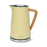 Bollitore elettrico Soft Touch da 1,7 l 2200 W con regolatore Strix Giallo Nedis