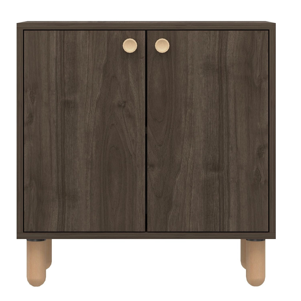 Credenza in legno "Lina" - 72 x 36 x 73 cm - Marrone