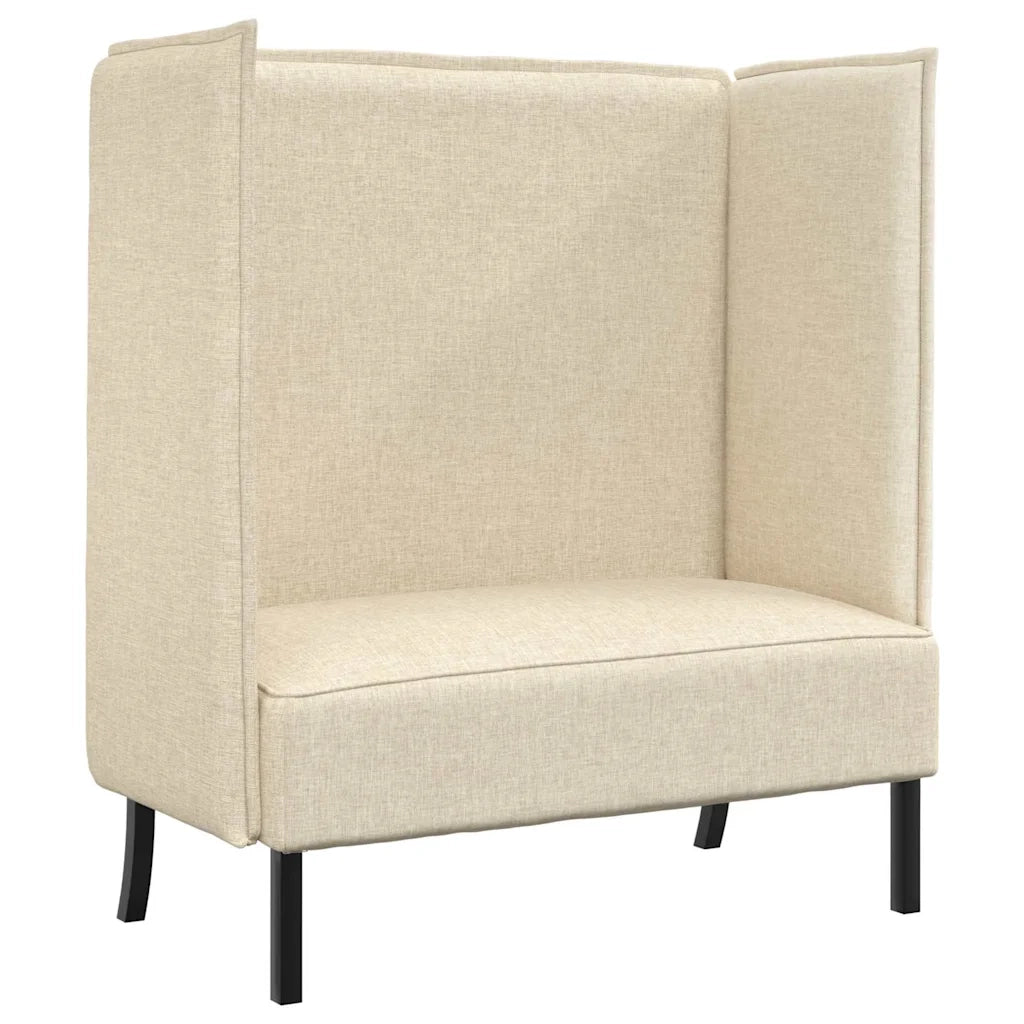 Divano alto 101cm Crema Tessuto