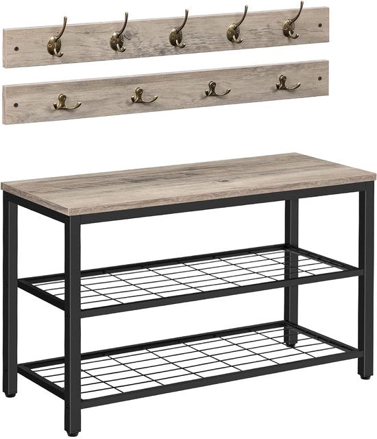 Sedia a rotelle con sgabello - molto versatile e di stile - 1 pezzo - grigio e nero
