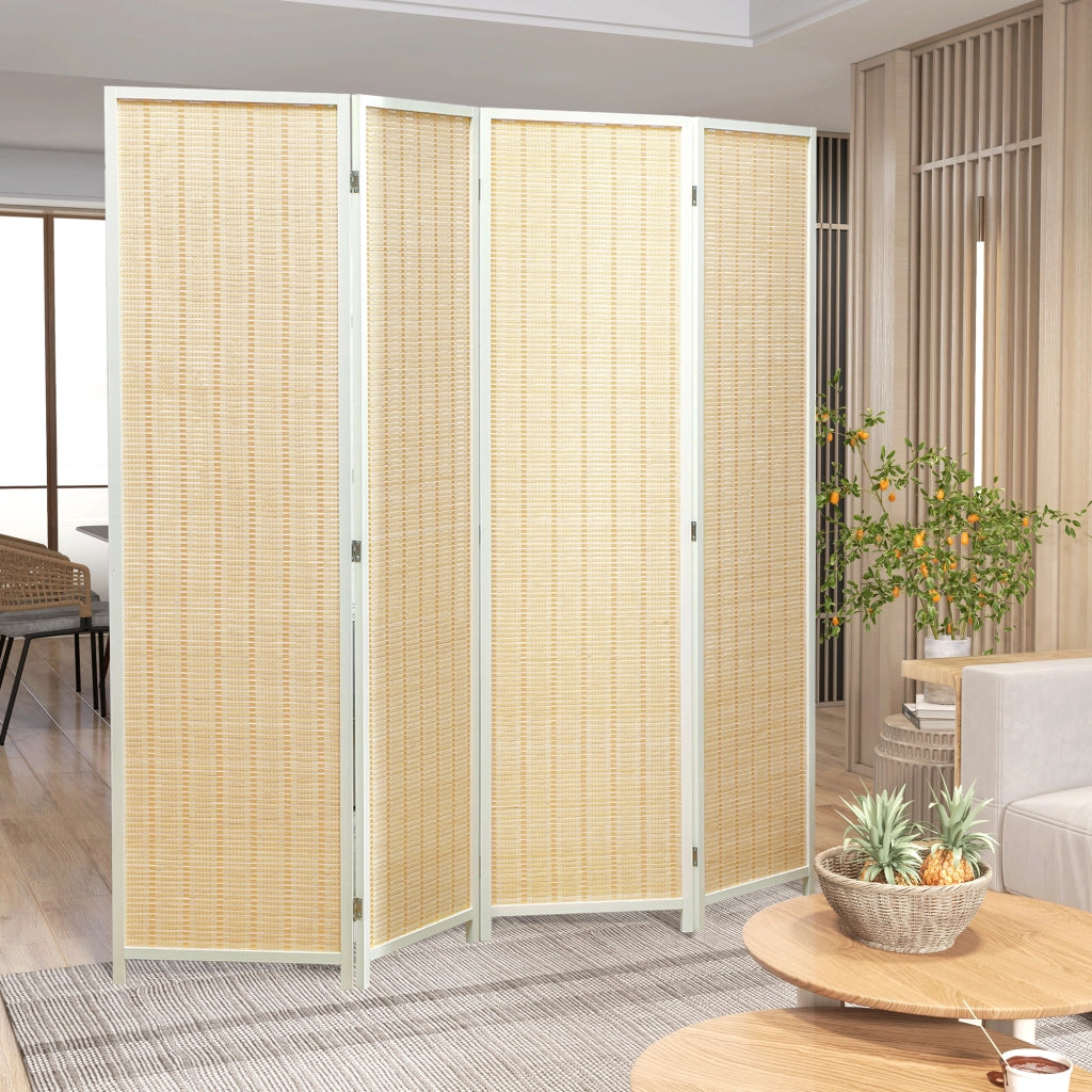 Paravento in legno ¨C zephmum ¨C 4 pannelli 180x180 cm naturale