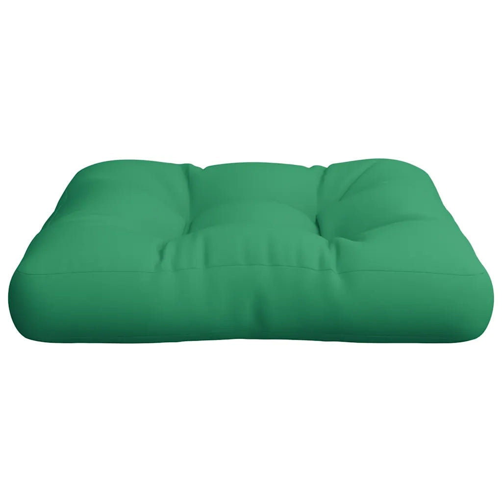 Cuscino per Pallet Verde 58x58x10 cm in Tessuto