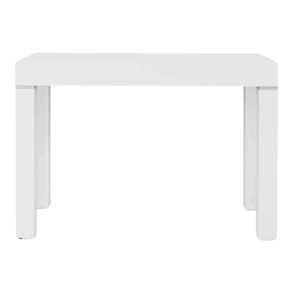 Consolle moderna legno bianco frassinato 110x50x75