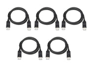 5 CavI DisplayPort 4k 8K Ultra HD Audio Dolby Maschio Maschio 1,5 metri DP Bulk Rivendita