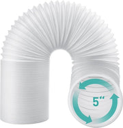 Sfogliaire di Scarico per Air Conditione Portatile 5 Pollici - Serie Verstilizzata - Polypropilene - Estensibile (32-150cm) - Compatibile con Tutti i Modelli