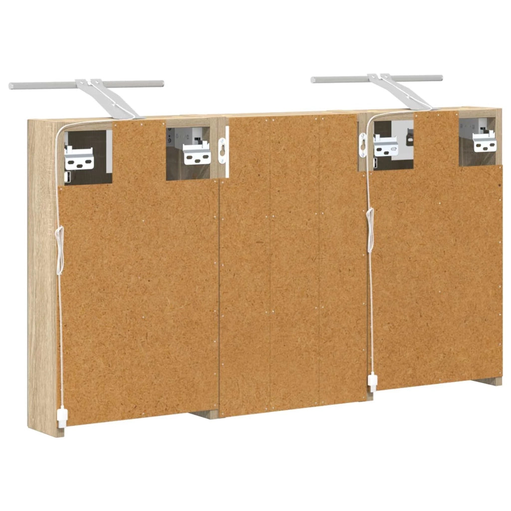 Set di Armadi da Bagno con lo scaffale 3 pcs 90 x 10,5 x 50 cm 3403674