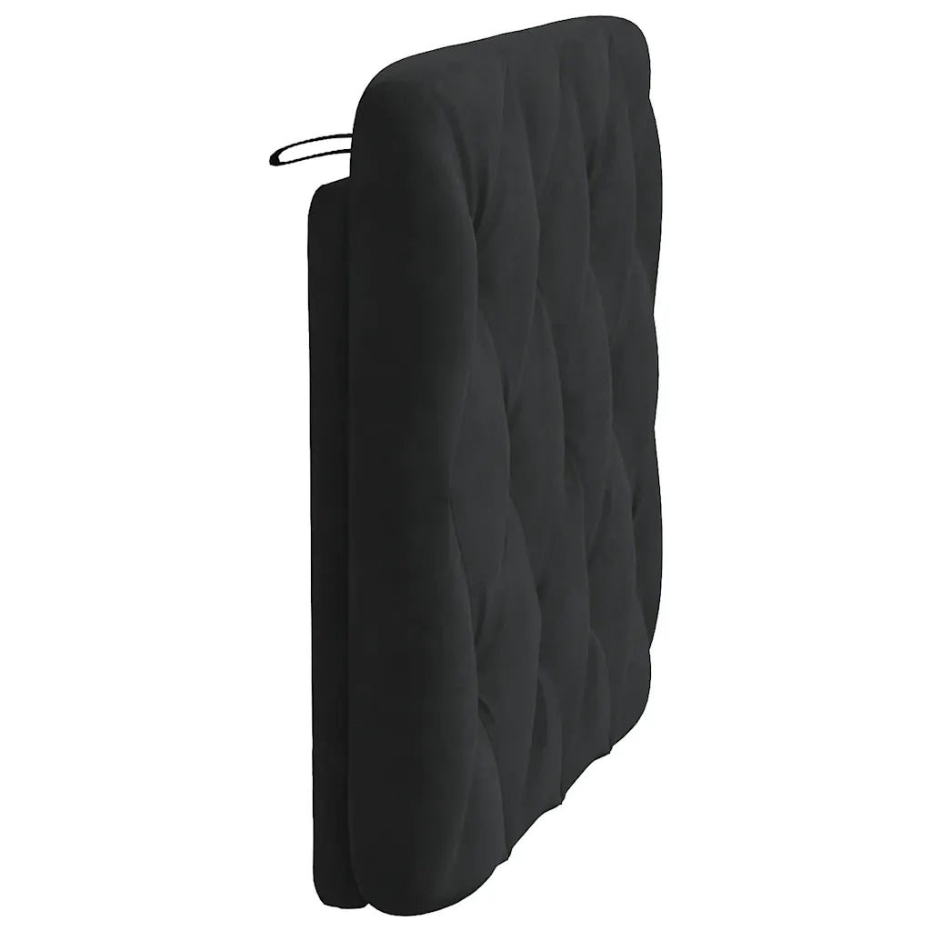 Cuscino Testiera Nero 80 cm in Velluto CFW6036134