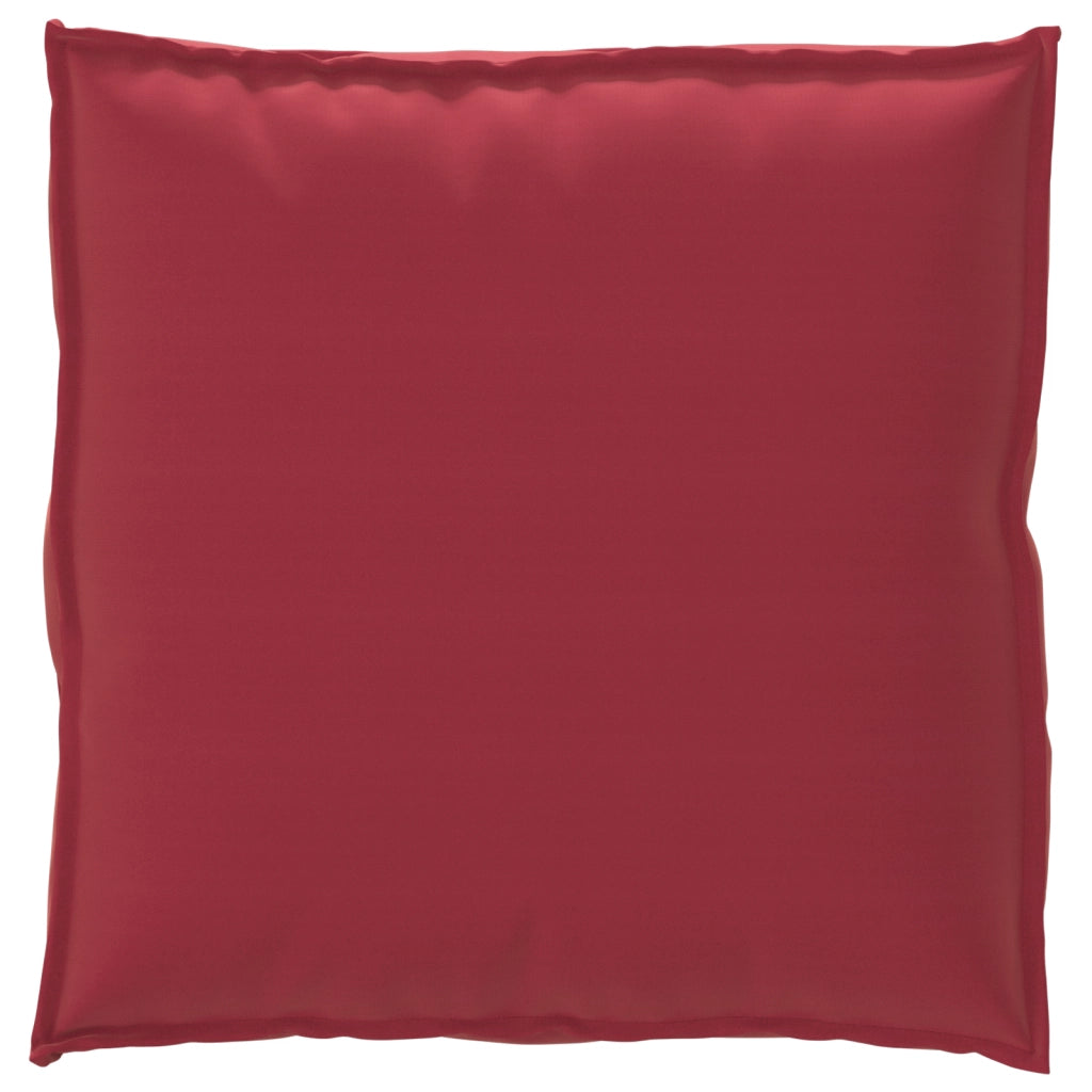 Cuscino per pallet  per seduta Rosso vino 70x70x12 cm Tessuto Oxford