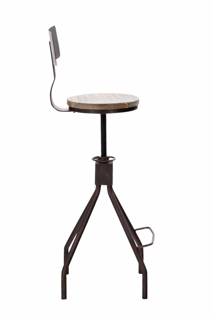 Sgabello Bar Industriale ELKO bronzo