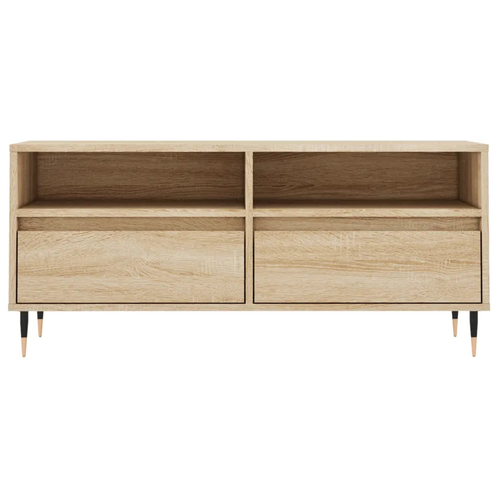 Mobile TV Rovere Sonoma 100x34,5x44,5 cm in Legno Multistrato 831231