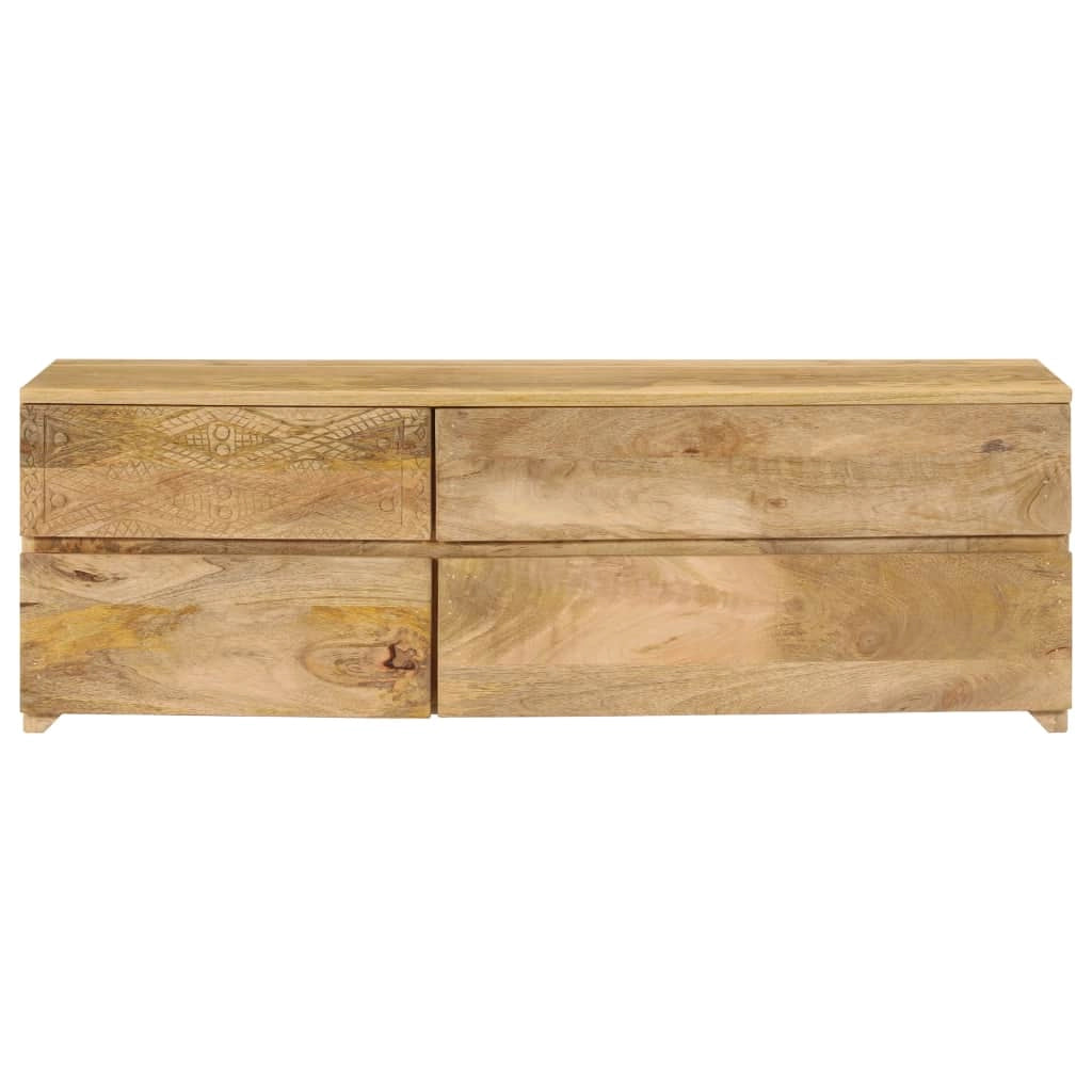 Pratico mobile porta TV/credenza di design in legno massello di mango 120 cm 2502171