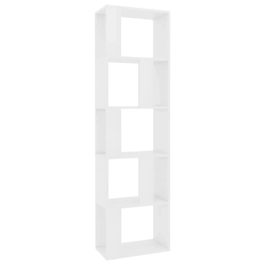 Libreria/Divisorio Bianco 45x24x159 cm in Legno Multistrato 800108