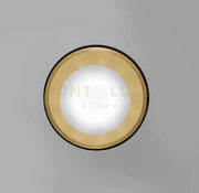 THESSALY faretto Incasso 1 luce Bordo Raso Oro Spazzolato attacco GU10  gesso e alluminio d.10cm