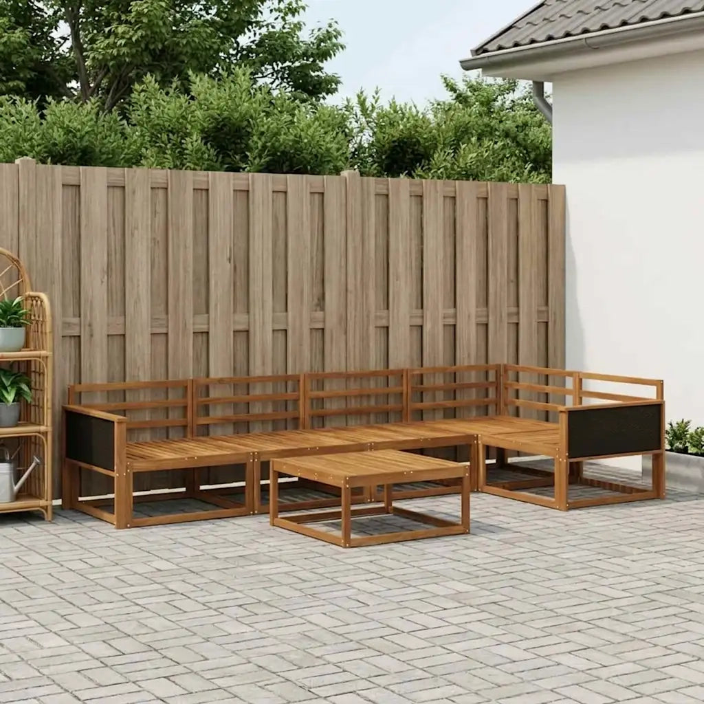 Set di divani da esterno 6 pcs Naturale 3382572