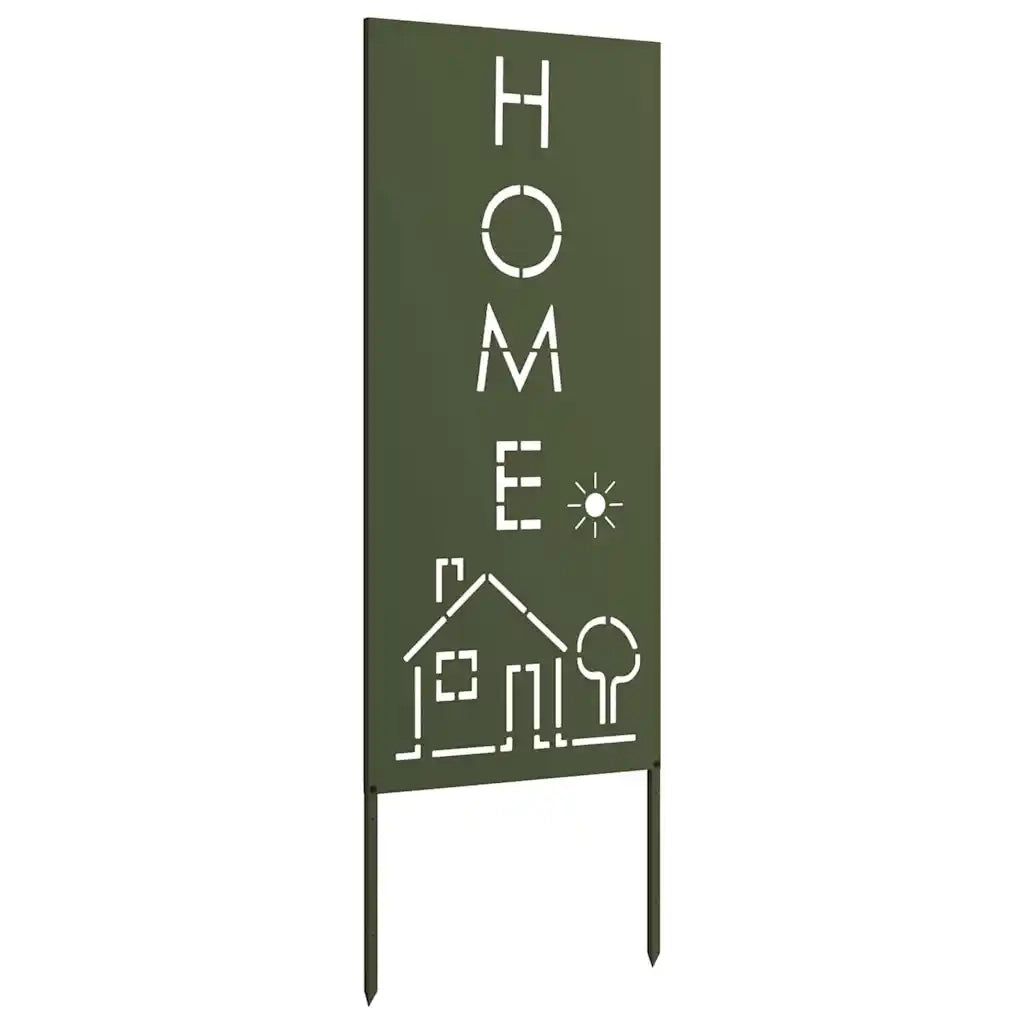 vidaXL Pannello Decorativo da Giardino Oliver verde 50 x 140 cm