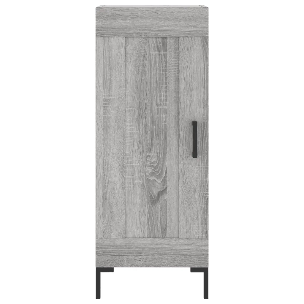 Credenza Grigio Sonoma 34,5x34x180 cm in Legno Multistrato 3200455