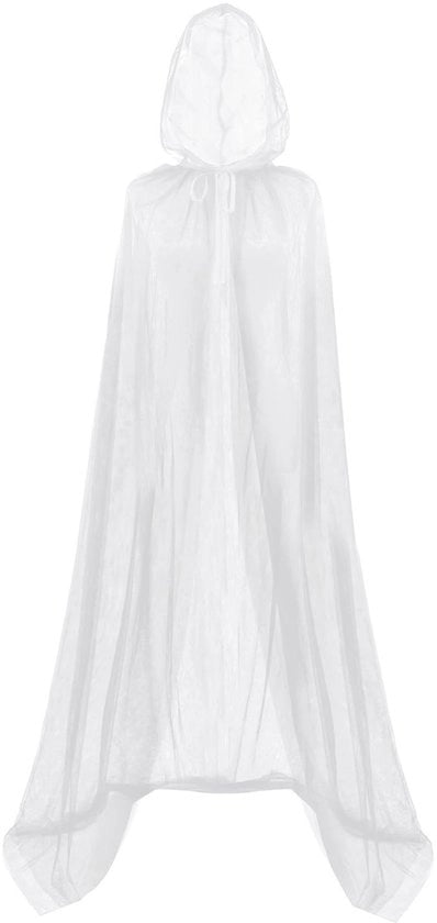 Costume da Halloween per donna - Mantella a volant lungo - Costume di cosplay - Abito da costume - Abito da teatro - Ideale per il gioco di ruolo