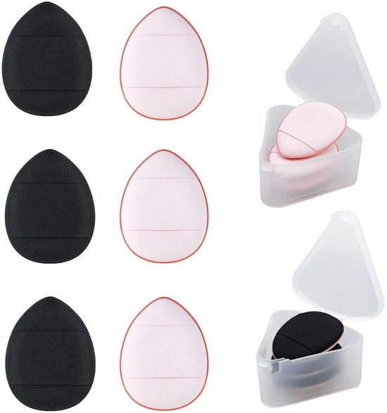 Prodotti per la cura della pelle - Set di 6 applicatori per cosmetici - Formato mini - Riscaldabili - Adatto per donne