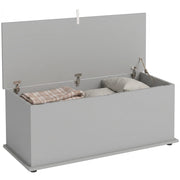 Cassettiera con coperchio ribaltabile ¨C Minimal ¨C Grigio 100x40x40 cm