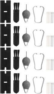 Punte stilografiche sostitutive per Samsung Tab S9/S9+/S9 Ultra/S9 FE - 20 punte sostitutive - 4 set di attrezzi - Installazione facile - Materiale ABS - punte stilografiche