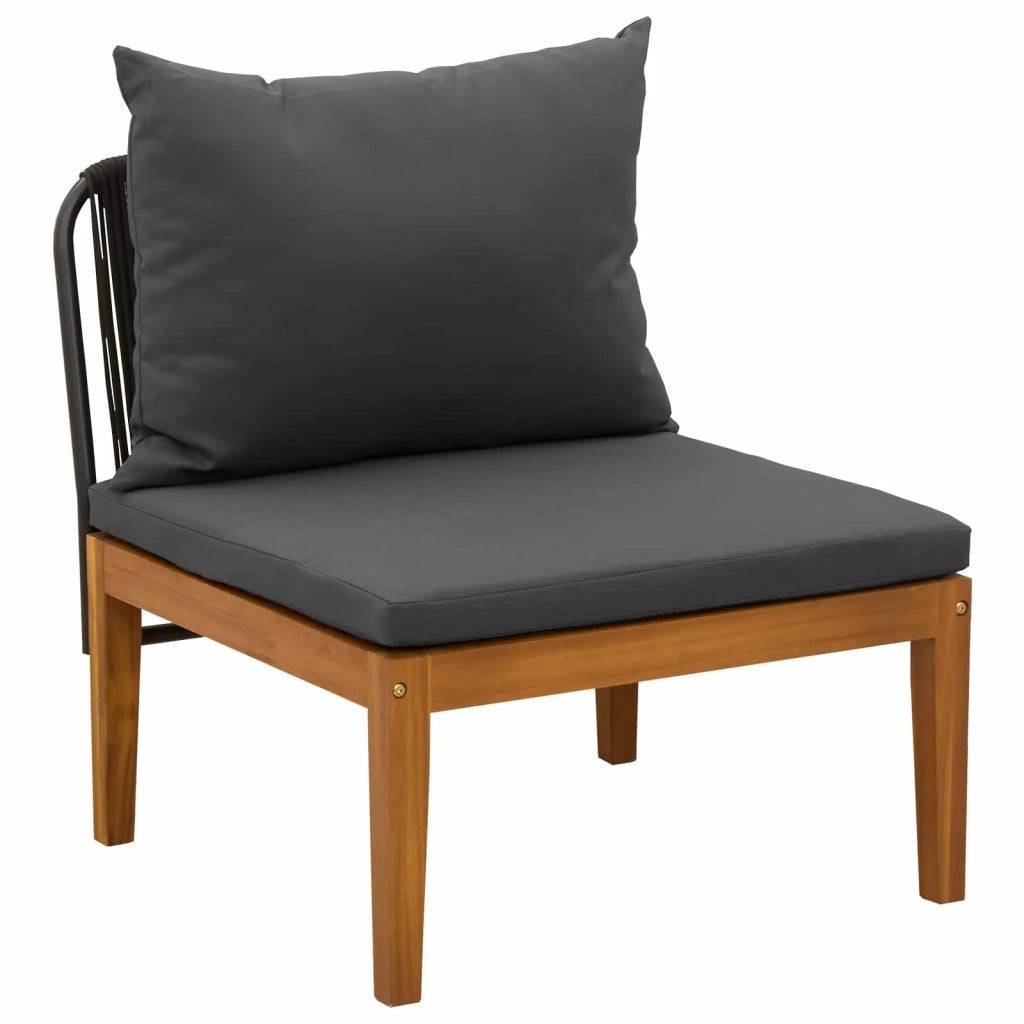 3 pcs Set di relax Legno di Acacia Massello Naturale 42022073