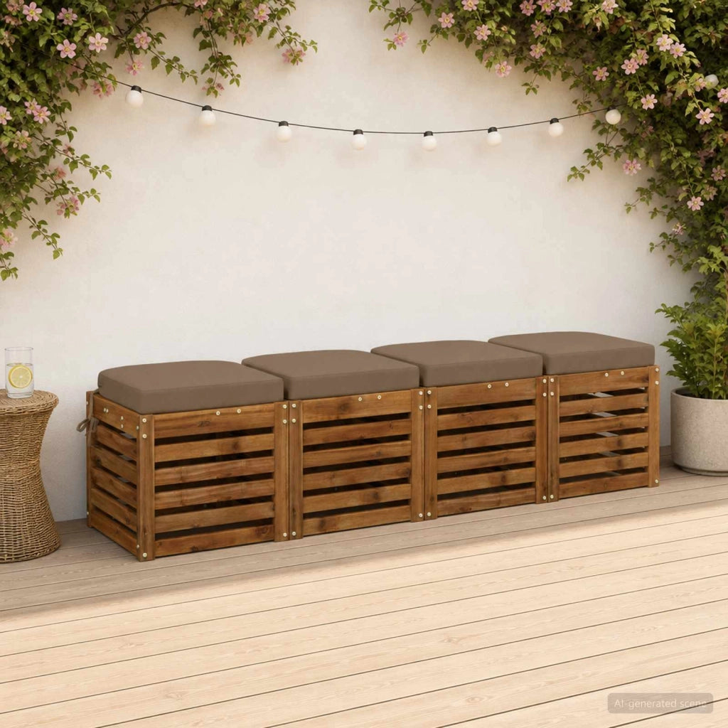 Cuscini per sedile a 4 pezzi SOEST 4 pcs 100% Poliestere 945170